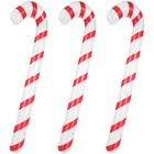 3Pcs 87cm Christmas Inflation Walking Sticks Creative Stripe Pattern Decorative