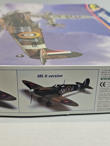 1/32 REVELL SUPERMARINE SPITFIRE MK I/II #85-5516 WWII AIRPLANE (New-OpenBox). - Picture 12 of 18