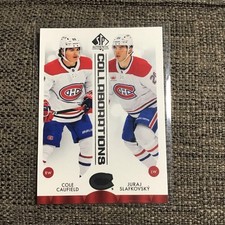 2023-24 UD SP Authentic Collaborations Cole Caufield/Juraj Slafkovsky