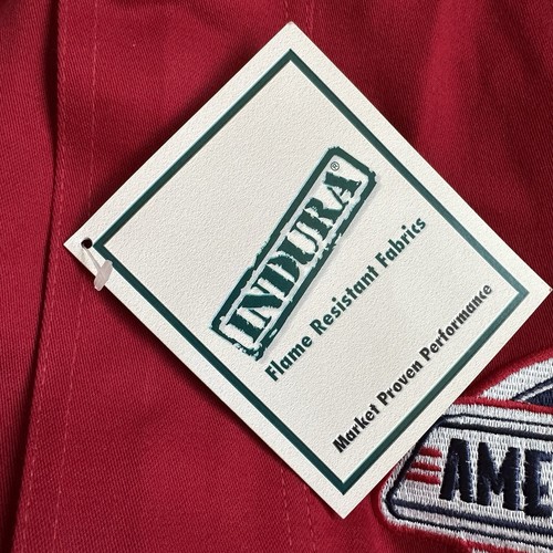 NEW Indura Westex Flame Resistant Advertising Jacket Coat American Welder AWS L - Picture 4 of 5