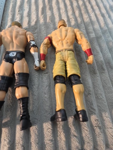 3 WWE Triple H John Cena Shawn Michaels Mattel Basic Action Figure Wrestling Lot - Picture 8 of 16