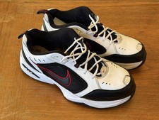 Nike Air Monarch IV White/Black/Red Men's 13 Training Shoes 416355-101