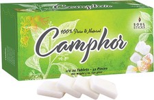 SOUL STICKS Natural Camphor Blocks,Pure 150 Grams  32 Tablets 