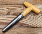 Wood T-Handle Dibbler, Dibble or Dibber Garden Tool - England Made Planting Tool