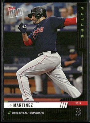 2019 Topps Now Future Award Winners JD Martinez (Chrome Set #/199) Red Sox