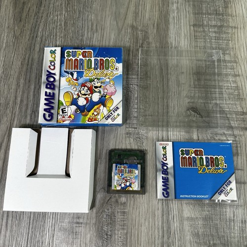 Super Mario Bros Deluxe Nintendo Game Boy Color - Juego Bonita Caja Precintada Manual