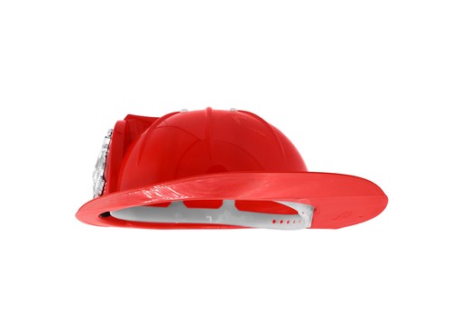 Casco de bombero rojo de lujo para niños sombrero de bombero disfraz de bombero para niños - Imagen 5 de 6