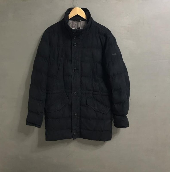 Men Pal Zileri Jacket Navy Polyester 40 /L / 48