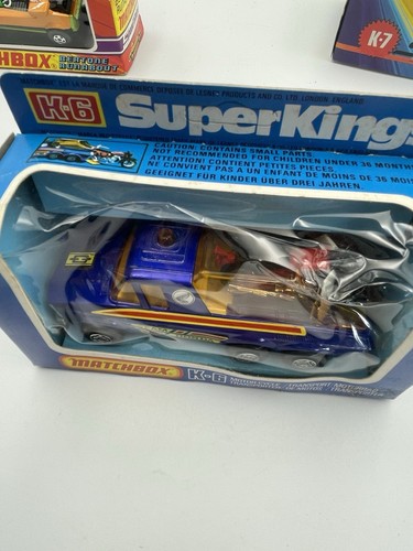 3x Vintage Matchbox Superkings K6-K7-K31 Car Transporter Bertone Motorcycle Etc - Picture 13 of 17