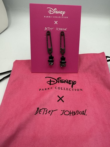 Disney Parks Haunted Mansion Hutschachtel Geist Sicherheitsnadeln Ohrringe von Betsey Johnson - Bild 5 von 7