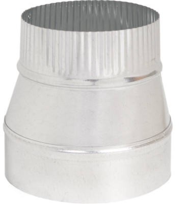 HVAC Duct Pipe Taper Reducer,Small End Crimped,24 Gauge Galvanized,8x10 In. - GV - Bild 1 von 1