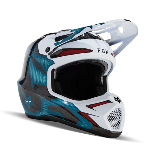 Fox Racing V3 RS Withered Helmet (Multi) 31363-922 - Picture 2 of 11