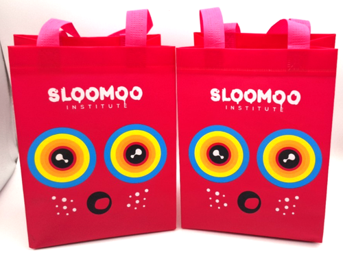 SLOOMOO Institute Tote Bags Set of 2 NEW - Picture 2 of 4