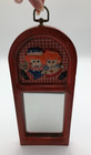 Vintage Handcrafted Raggedy Ann & Andy Mirror 12.5" X5.5"