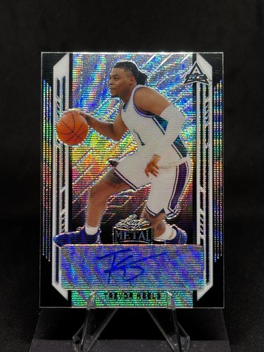 Trevor Keels 2021-22 Leaf Metal Black Wave Rookie Auto /10 #BA-TK1 Duke - Bild 1 von 2