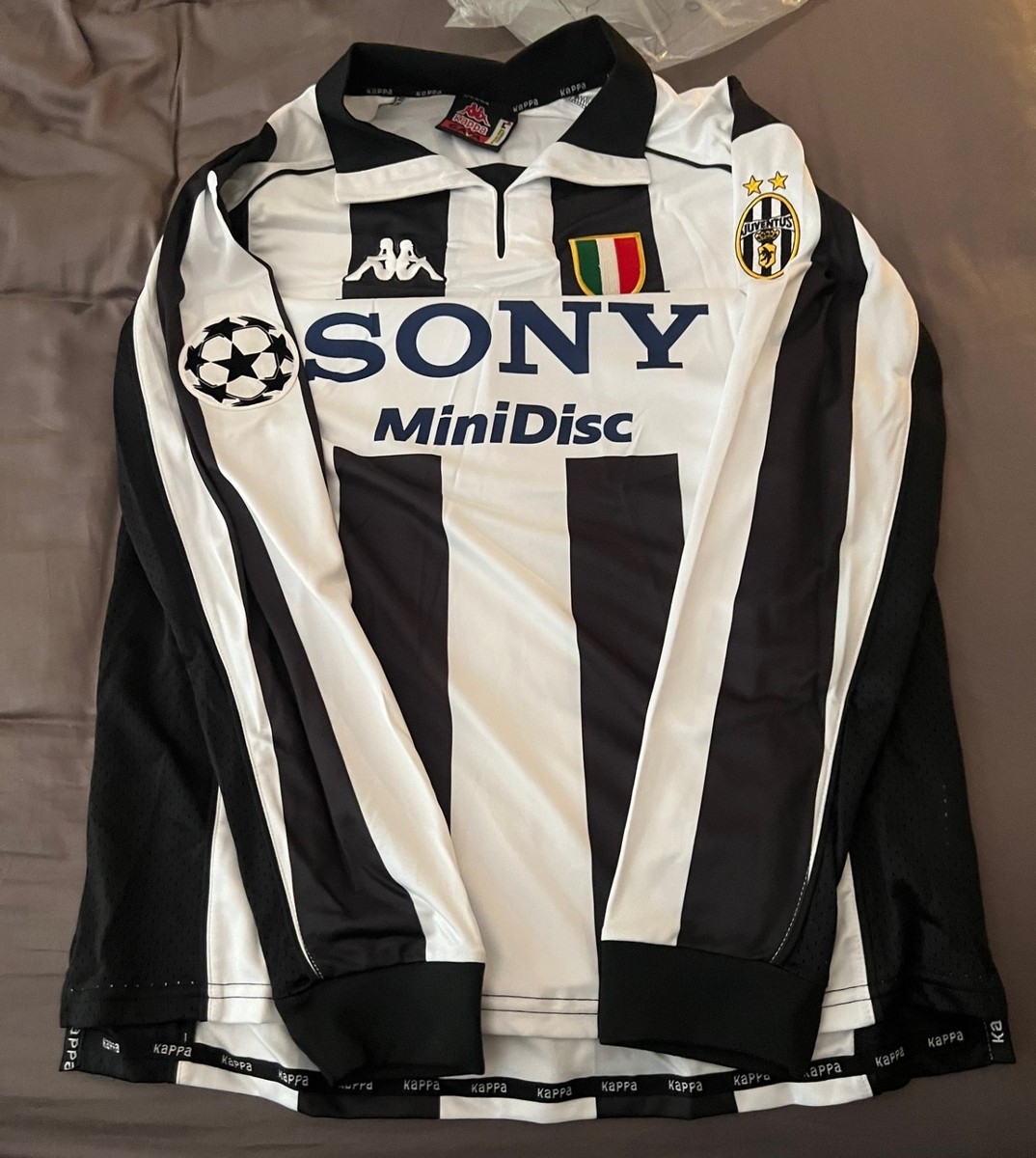 希少レア商品！Juventus ユニフォーム SONY Lサイズ Yahoo!オークション -「ユベントス ユニフォーム sony」(クラブ