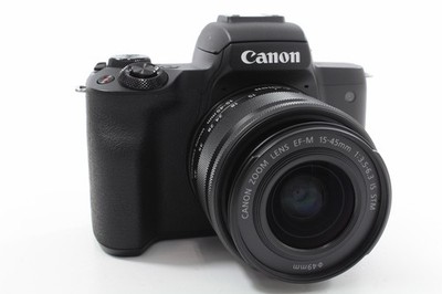 Canon EOS M50 Mark II 15-45mm IS STM Kit schwarz, neuwertig, 3000 Auslösungen
