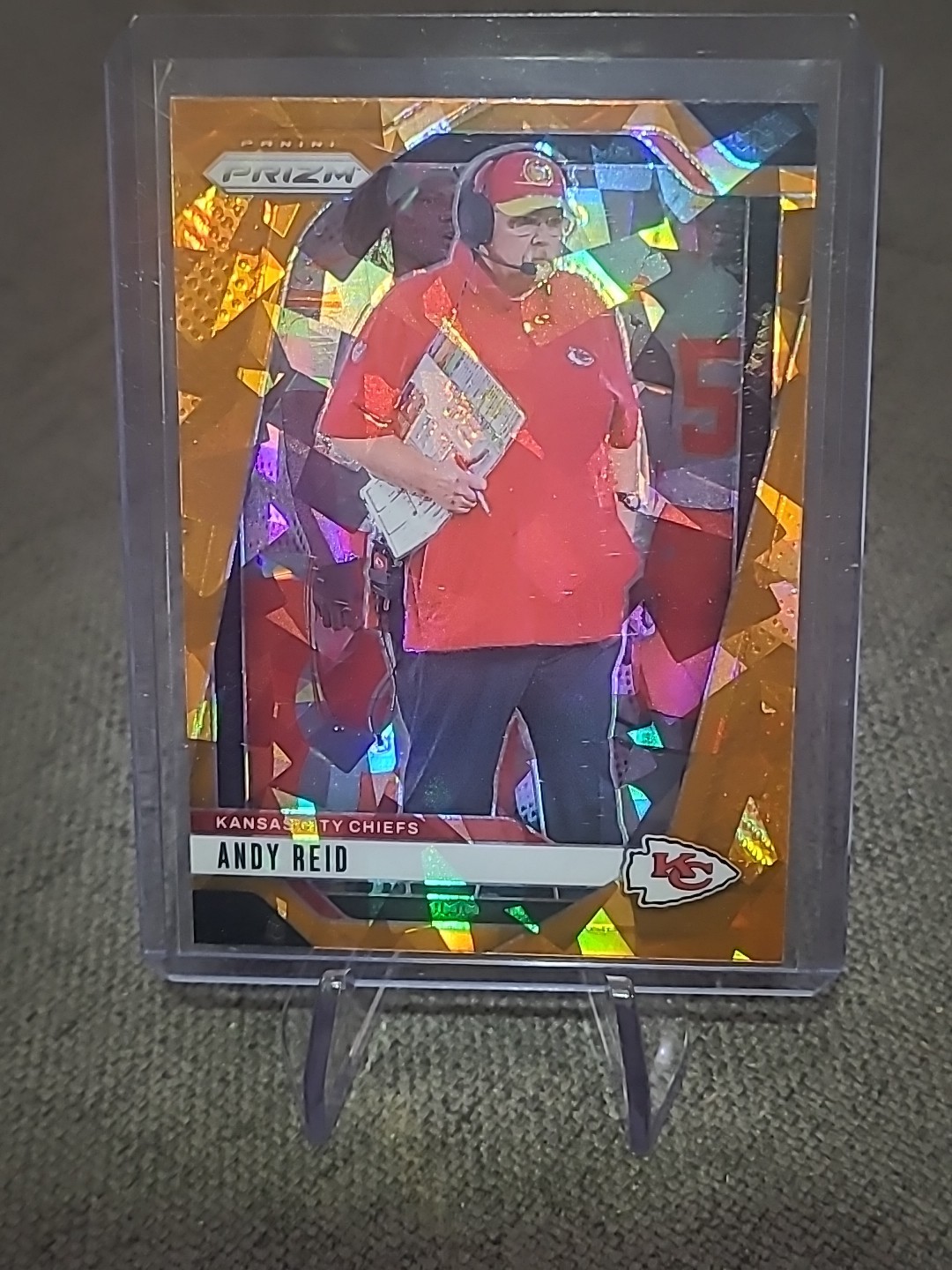 2024 Panini Prizm - Andy Reid #145 Orange Ice Prizm