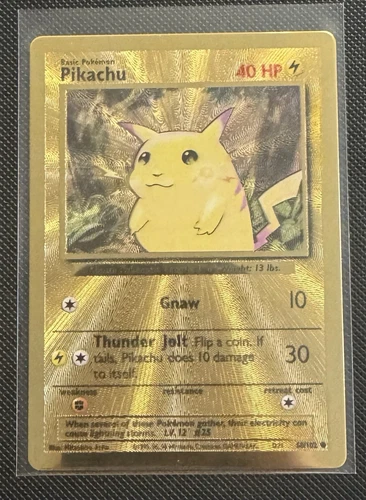Pikachu Celebrations UPC Gold Metal Pokemon