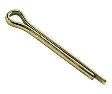 Cotter Pin 3/16 x 1-1/2 Carbon Steel Zinc Yellow (200 Pieces)