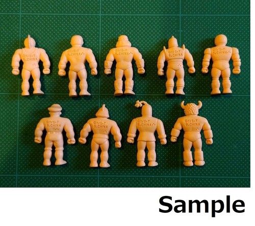 Kinnikuman Kinkeshi Figur Keshi Puppe Reprint Edition Lot 9 Set Japan Anime M620 - Bild 2 von 6