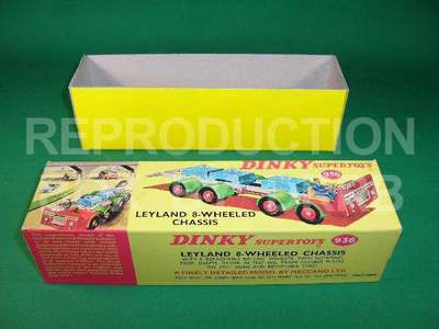Dinky #936 Leyland 8-wheel Test Chassis - Reproduction Box Dinky #936 Leyland 8-wheel Test Chassis - Reproduction Box