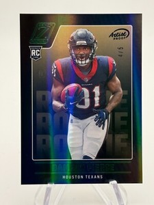 2022 Zenith Football DAMEON PIERCE Rookie Emerald Artist Proof /5 #140 Texans