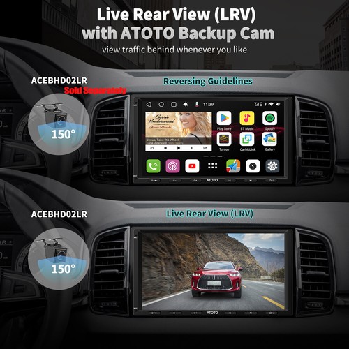 Radio de coche ATOTO S8MS DBA+ 7" Android 4+32 GB navegación GPS navegación 4G LTE chatGPT-AI DAB - Imagen 8 de 12