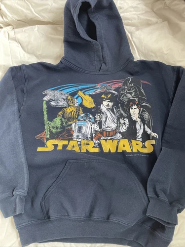 Vintage Print Star Wars Sweatshirt Boys L
