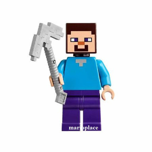 LEGO Minecraft 21113 The Cave STEVE Minifigure Figure Animal Villain- NEW - Picture 1 of 3