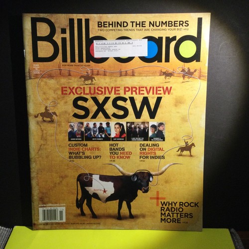 BILLBOARD MAGAZINE Mar 18 2006 BLONDIE Rock Of Fame Induction Aguilera Joel - Imagen 2 de 10