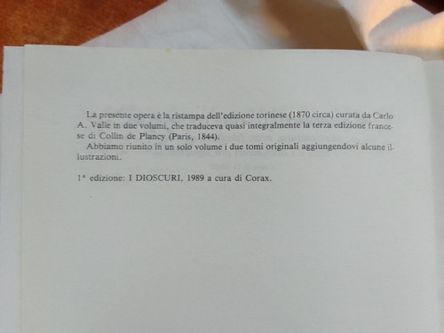 RARISSIMO LIBRO DEL 1989 : ' DIZIONARIO INFERNALE ' - Foto 4 di 18