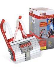 Kidde Fire Escape 2-Story Ladder, Escape Ladder, 13-Foot Anti-Slip Rungs, Rope