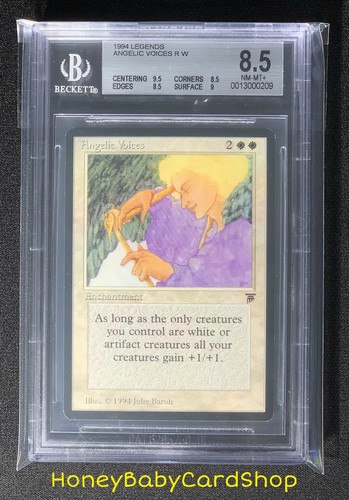 MTG Legends 1994 Angelic Voices BGS 8.5Q++ (Baby Quad++) NM/MT+ Old School 93/94 - Picture 6 of 6