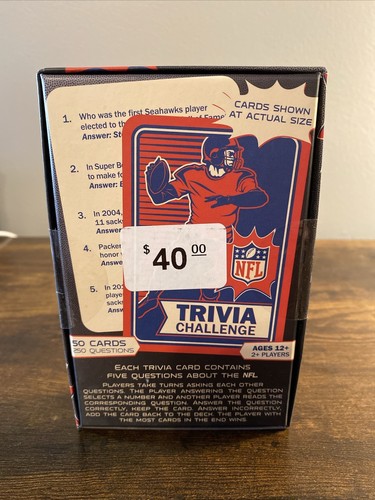 NFL Football Trivia Challenge Card Game - 第 5/10 張圖片