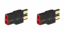 2 TRX Plug Male to Female Deans T-Plug Adapter Connector XMAXX SLASH 4X4 BATTERY