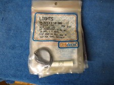 Lot of 8 Solico  White Flush Lens Indicator  Light, 5/16” Round Hole Mount, 14V