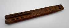 VTG Yugoslavian Hand Carved Wooden Flute Folk Music