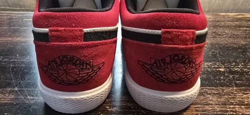 Nike Jordan 1 Low Retro V.1 Gym Red SAMPLE 999999 TAG! BRAND NEW RARE!! - Picture 4 of 8