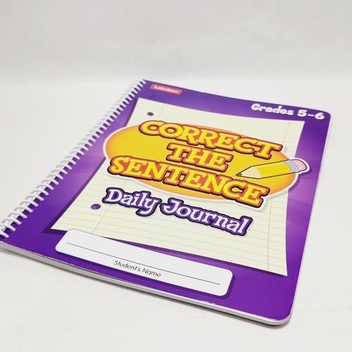 LAKESHORE CORRECT THE SENTENCE DAILY JOURNAL GRADES 5-6 Book - Picture 5 of 9