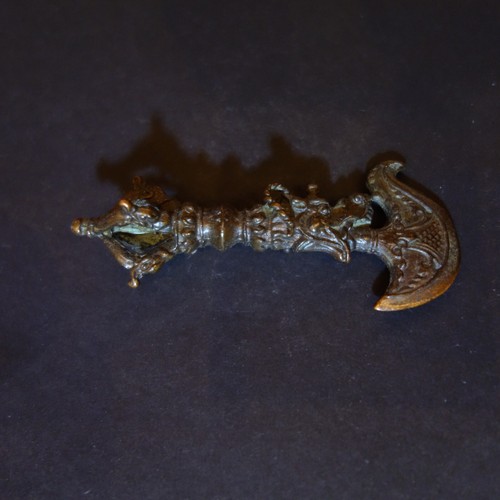 interessantes Bronze Ritualobjekt aus Tibet - Bild 5 von 13