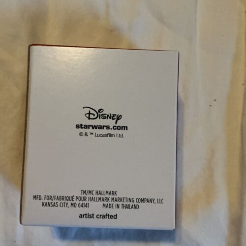 2024 Hallmark Miniature Ornament Star Wars Bad Batch 2 Helmets Echo& Tech New - Picture 2 of 4