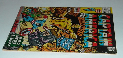 CAPTAIN AMERICA # 133 MARVEL Comics 1971 FALCON appears ORIGIN MODOK BELOW GUIDE - Picture 3 of 7