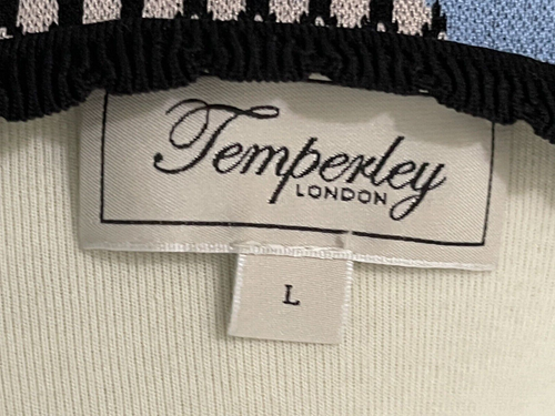 Vestido Vaina Larga Tejido Intarsia Temperley London Fortune Raro Talla L - Imagen 8 de 10