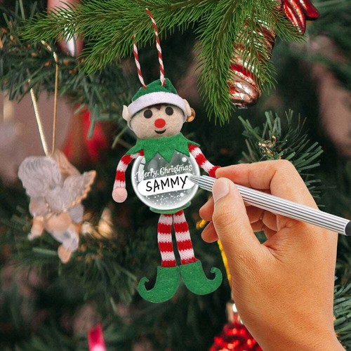 History & Heraldry Personalised Snowglobe Tree Decorations – Family & Blank - Picture 3 of 38