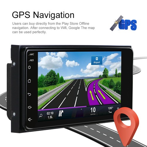 Autoradio Für Toyota Corolla Prado RAV4 BT Carplay USB GPS Navi Android 13 Audio - Bild 5 von 19