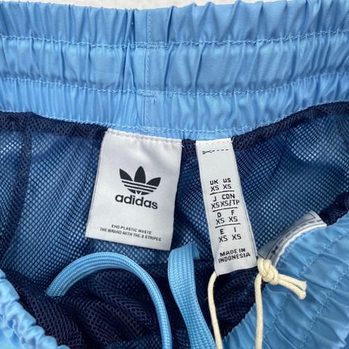 Adidas Originals Solid Trefoil Swim Shorts 7" Lined Size XS Men's Blue HT4413 - Picture 5 of 9