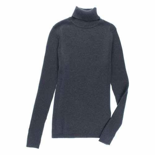 Leo & Nicole Women's Classic Ribbed Long Sleeve Turtleneck Sweater (e100) - Picture 5 of 8