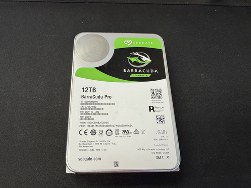 Seagate Barracuda Pro ST12000DM0007 12TB 7.2K SATA 6Gb/s 3.5 Internal Hard Drive