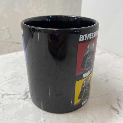 Taza de café Star Wars Expressions of Darth Vader 14 oz usada - Imagen 2 de 4